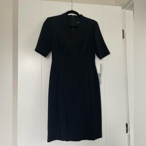 Tahari Arthur S. Levine Black Short Sleeve Dress